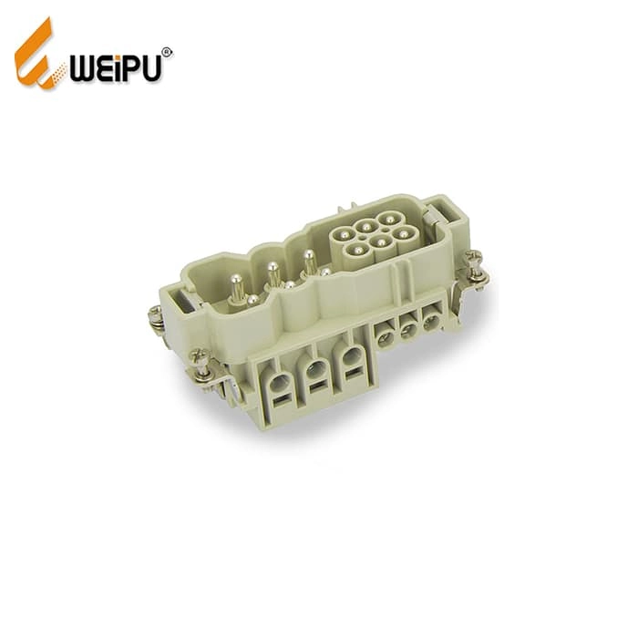 HK-006/-M/F Crimp termination Connector 100A 690V 6+PE +6 Signal pin 16A 400V 1 - WEIPU