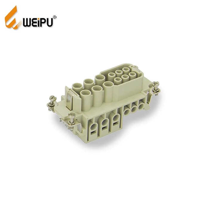 HK-006/-M/F Crimp termination Connector 100A 690V 6+PE +6 Signal pin 16A 400V 2 - WEIPU