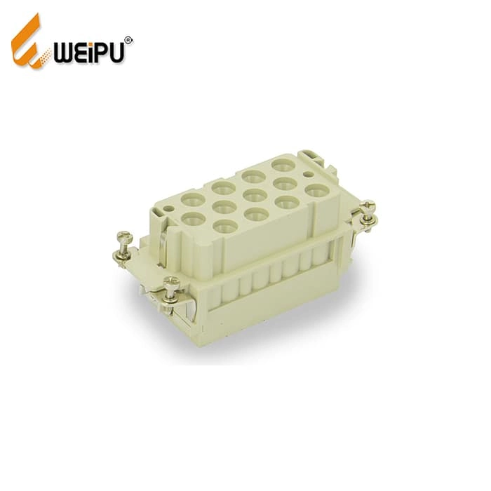 HK-012/2-M/F Crimp termination Connector 40A 690V 12+PE +2 Signal pin 10A 160V 2 - WEIPU