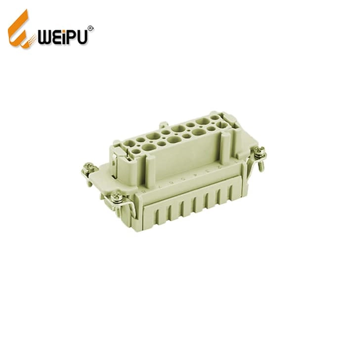 HVE-006-MC/FC Crimp termination Connector 16A 500V 6+PE 2 - WEIPU