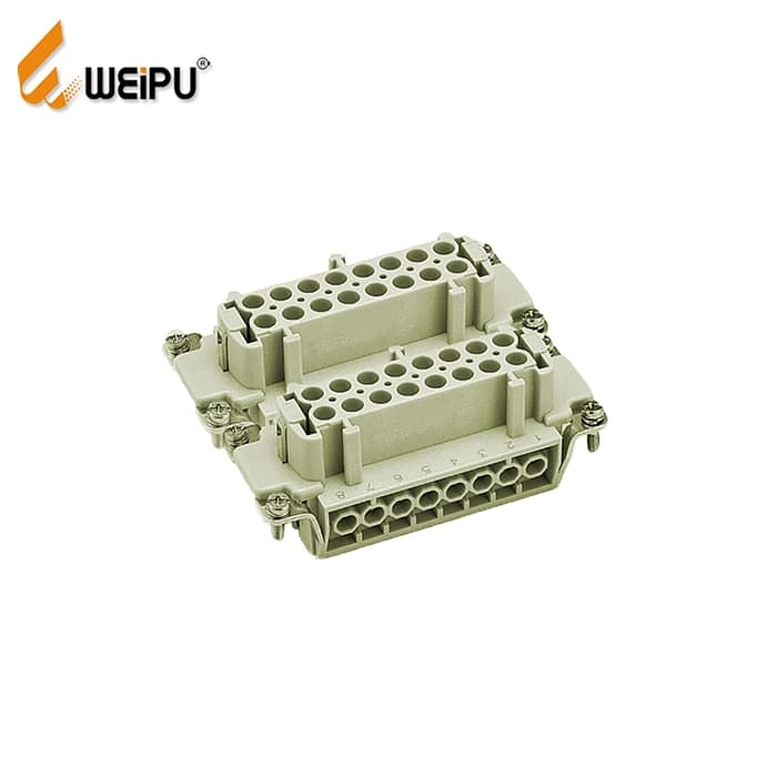 HVE-032-M/F Screw termination Connector 16A 500V 32+PE 2 - WEIPU