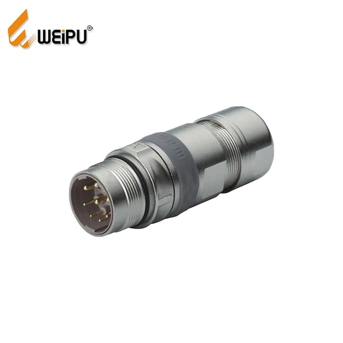 M23DJ_TK Male contact Cable connector 1 - WEIPU