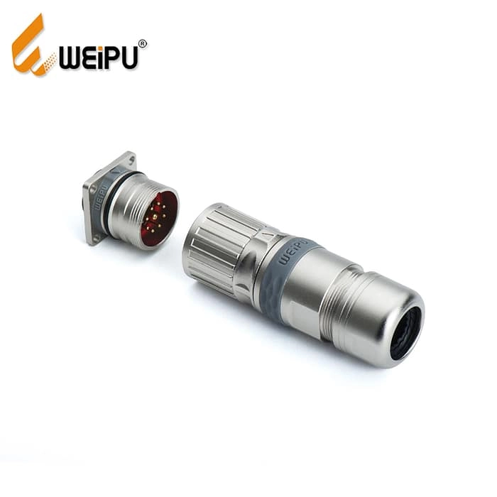 M23DJ_TK Male contact Cable connector 2 - WEIPU