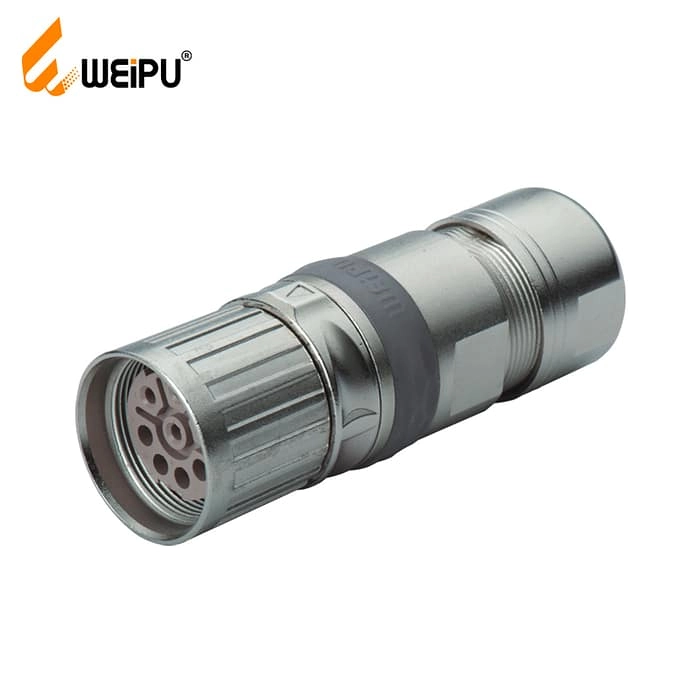 M23DK-TK Female contact cable connector IP67 1 - WEIPU