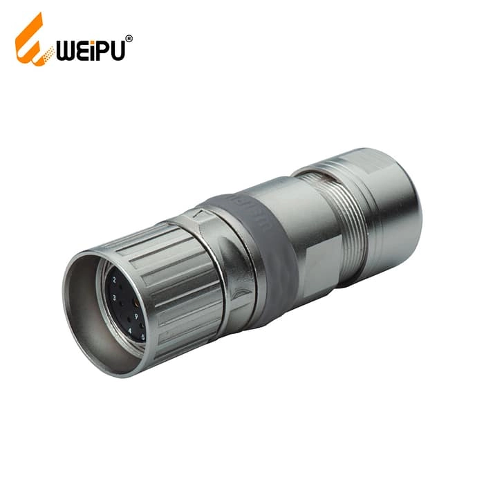 M23SK_TK Female contact cable connector IP67 1 - WEIPU