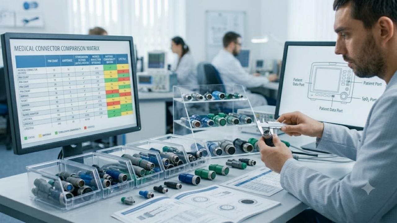 Medical connector selection process for OEM and healthcare applications