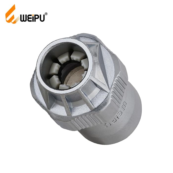 Plug with metal clamping-nut TE IP67 2 - WEIPU Plug with metal clamping-nut TE IP67 2 - WEIPU
