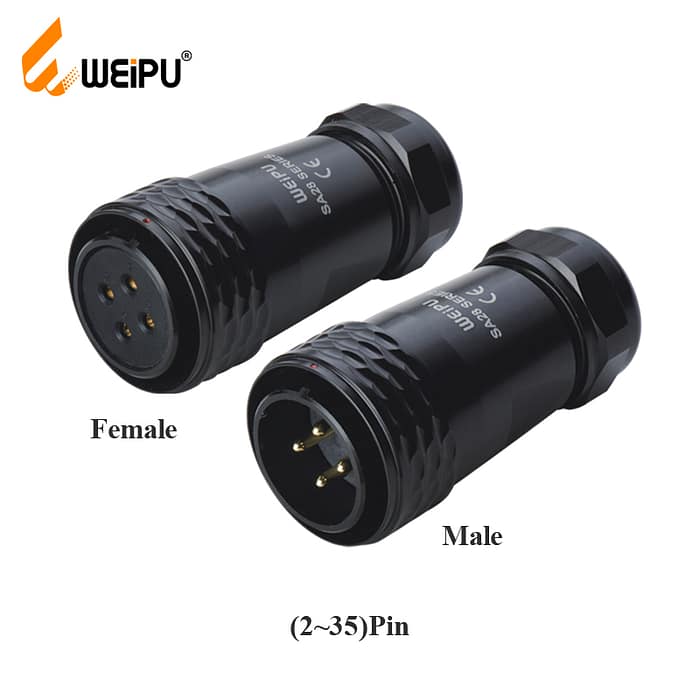 SA2810/P SA2810/S Cable connector IP67 3