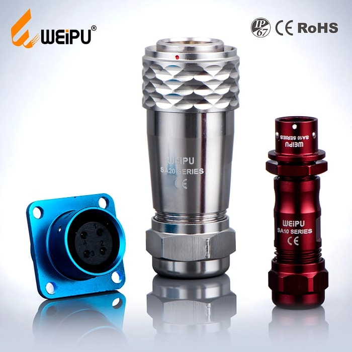 SA610/P SA610/S Cable Connector IP67 4 - WEIPU