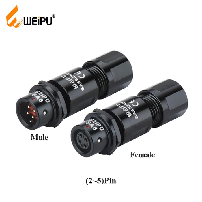 SA611/P SA611/S In-line cable connector IP67 3