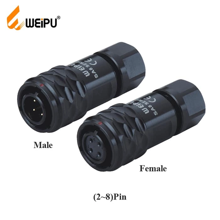 SA810/P SA810/S Cable connector IP67 3 - WEIPU SA810/P SA810/S Cable connector IP67 3 - WEIPU