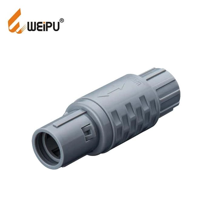 SAG.1P Straight plug, key(G), cable collet 1 - WEIPU