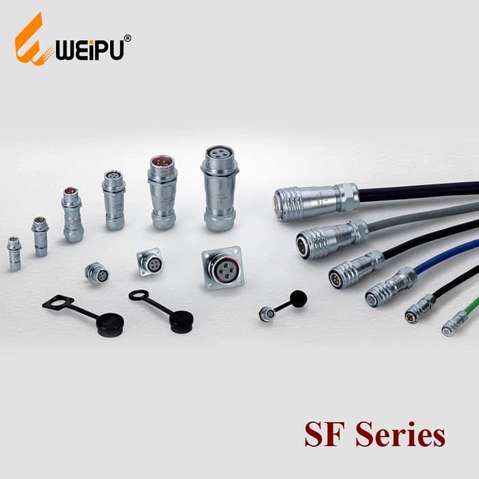 SF series push-pull coupling,High precision,brass with chrome plating IP44,IP67 1 - WEIPU