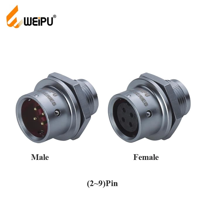 SF1212/P SF1212/S Rear-nut mount IP67 3 - WEIPU SF1212/P SF1212/S Rear-nut mount IP67 3 - WEIPU