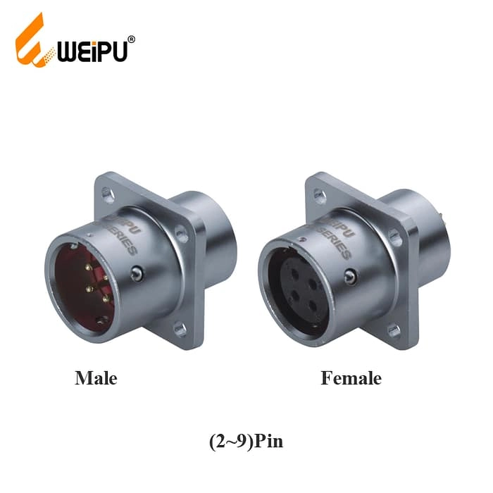 SF1213/P SF1213/S Square flange IP67 3 - WEIPU
