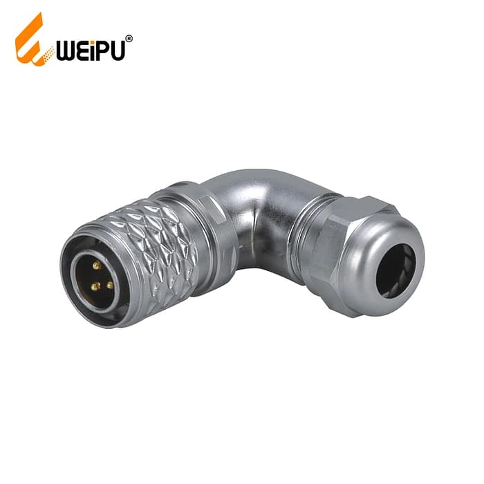 SF1214/P SF1214/S Angled cable connector IP67 1 - WEIPU
