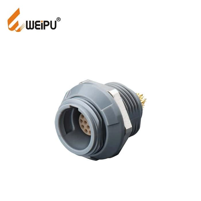SKG.1P Fixed socket with two nuts, key(G) 1 - WEIPU