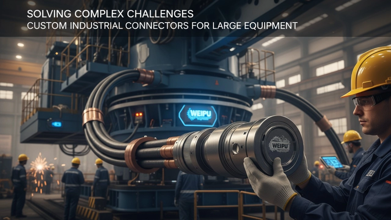 Solving Complex Challenges with custom industrial connectors for Large Equipment - WEIPU