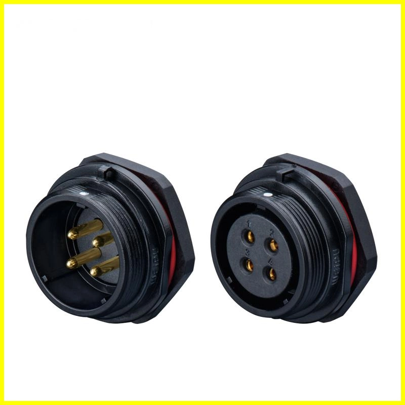 SP251 Male Female Pair Panel Mount Waterproof Circular Connector - WEIPU