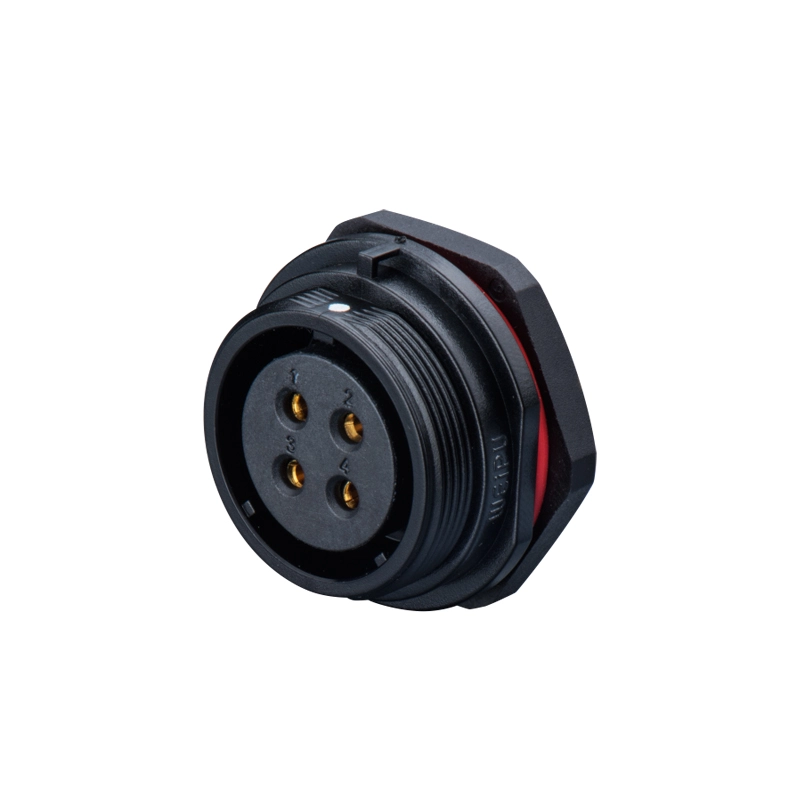 WEIPU SP2512 IP68 Waterproof Panel Mount Female Circular Connector - WEIPU