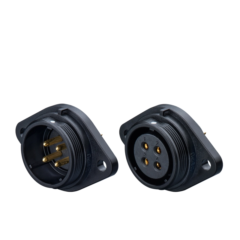 Weipu SP2513 paired front nut IP rated circular panel connector overview - WEIPU