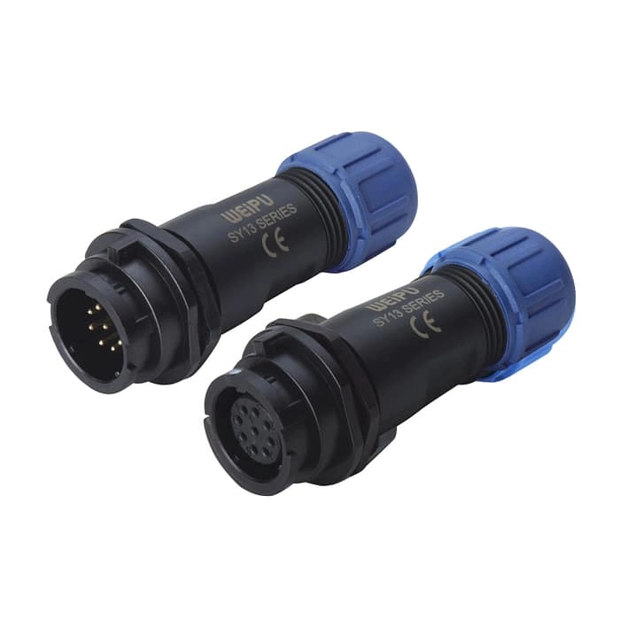 SY1311/P SY1311/S In-line cable connector IP67 3 - WEIPU