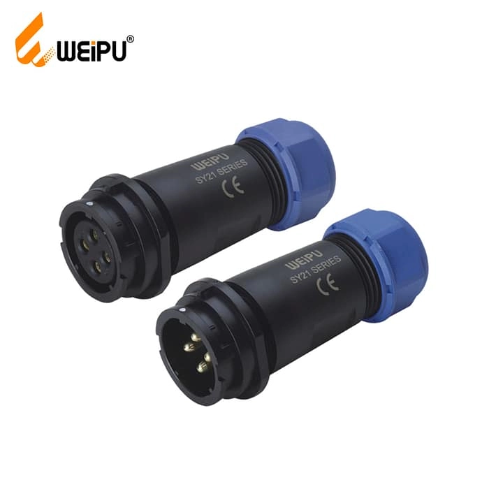 SY2111/P SY2111/S In-line cable connector IP67 1 - WEIPU