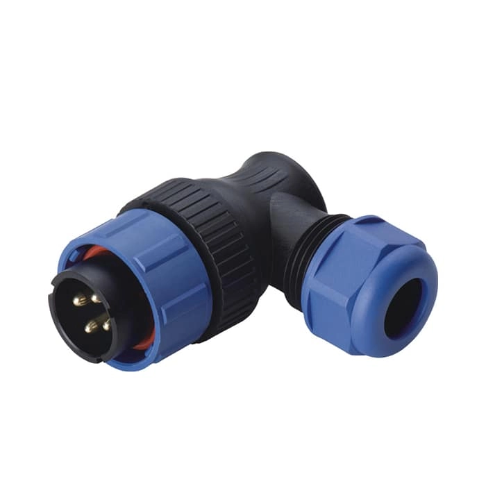 SY2116/P SY2116/S Angled cable connector IP67 2 - WEIPU