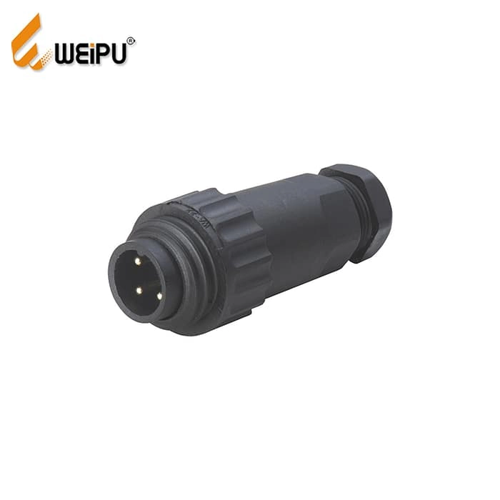 WA22J4TE2 3+PE male cable connector IP67 1 - WEIPU