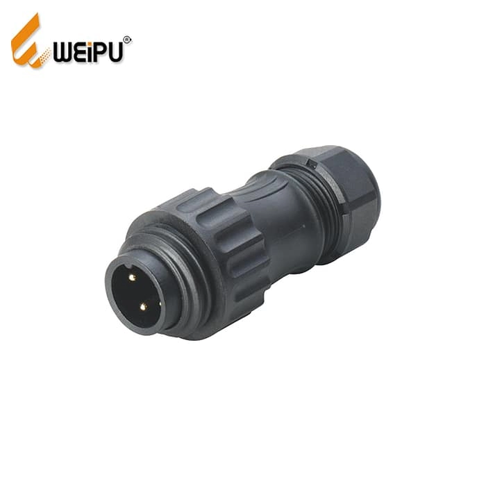 WA22J4TK2 3+PE male cable connector with short back shell 1 - WEIPU