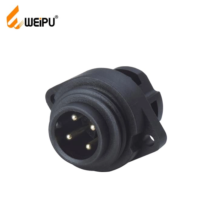 WA22J4Z2 3+PE male panel connector IP67 1 - WEIPU