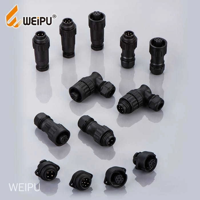 WA22K4Z2 3+PE female panel connector IP67 2 - WEIPU