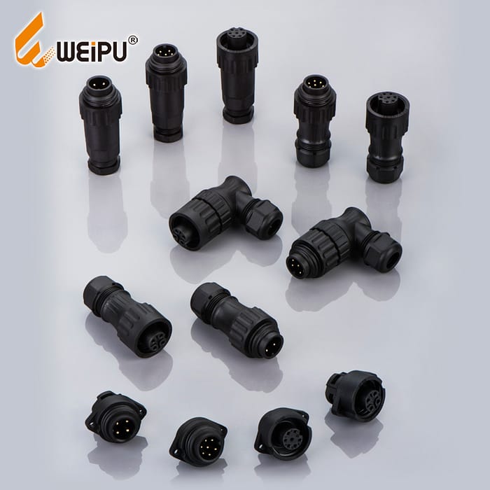 WA22K4Z2 3+PE female panel connector IP67 2