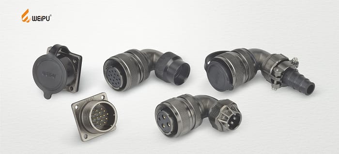 WD28-TU Cable connector with clamping-nut IP65 4