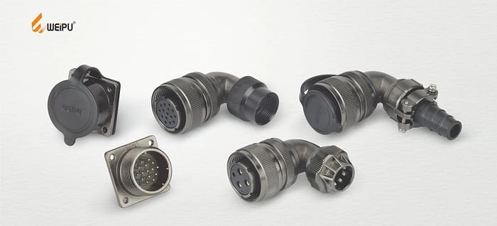 WD28-TU Cable connector with clamping-nut IP65 4 - WEIPU