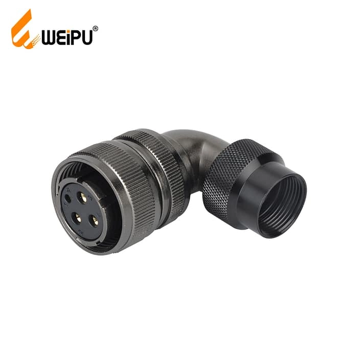 WD28-TW Cable connector with plastic hose IP65 1 - WEIPU