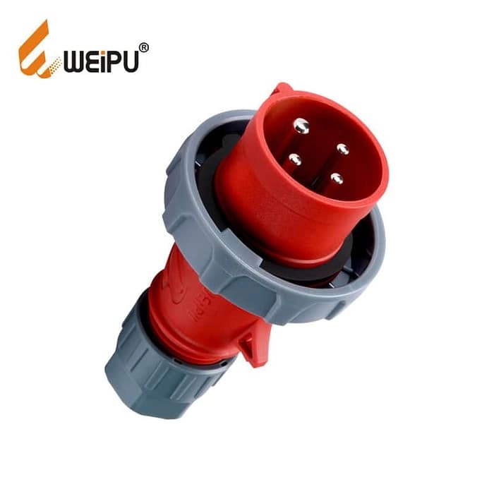 WEIPU 16A 4Pin Industrial Plug Socket TYPR173-IP67 1 - WEIPU