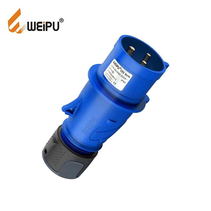 WEIPU 32A 3Pin Industrial Plug Socket TYP281-c IP44 1 - WEIPU