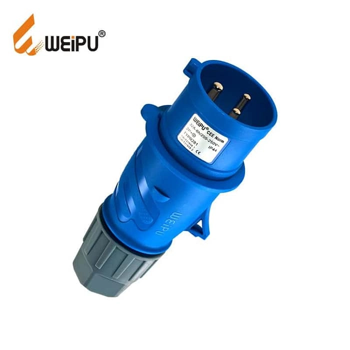 WEIPU 32A 3Pin Industrial Plug Socket TYPR281-IP44 1 - WEIPU WEIPU 32A 3Pin Industrial Plug Socket TYPR281-IP44 1 - WEIPU