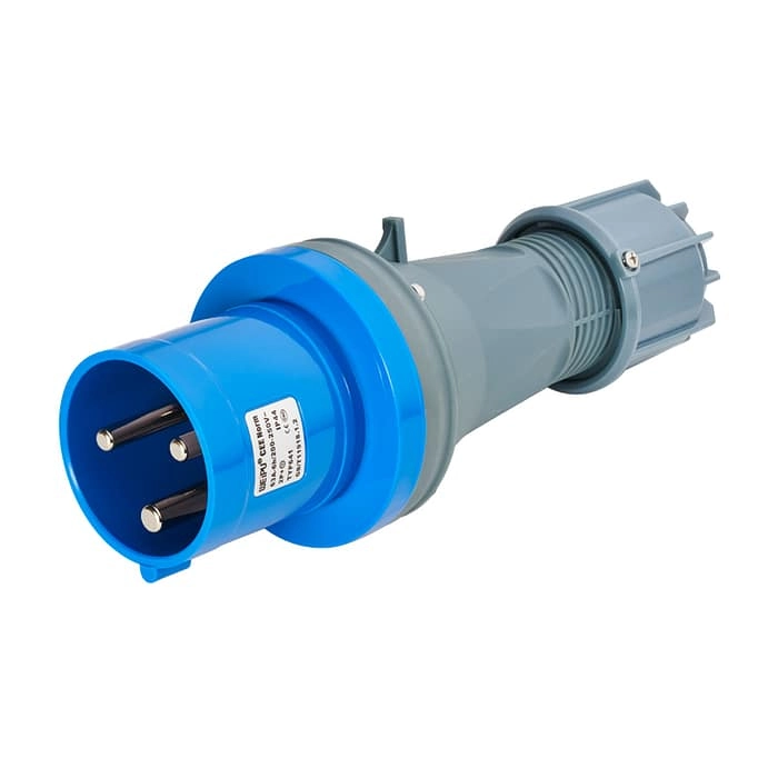 WEIPU 63A 3Pin  Industrial Plug Socket TYP641-IP44 1 - WEIPU