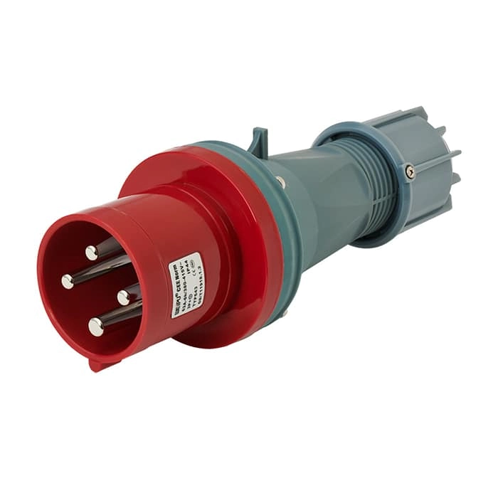 WEIPU 63A 4Pin Industrial Plug Socket TYP643-IP44 1 - WEIPU