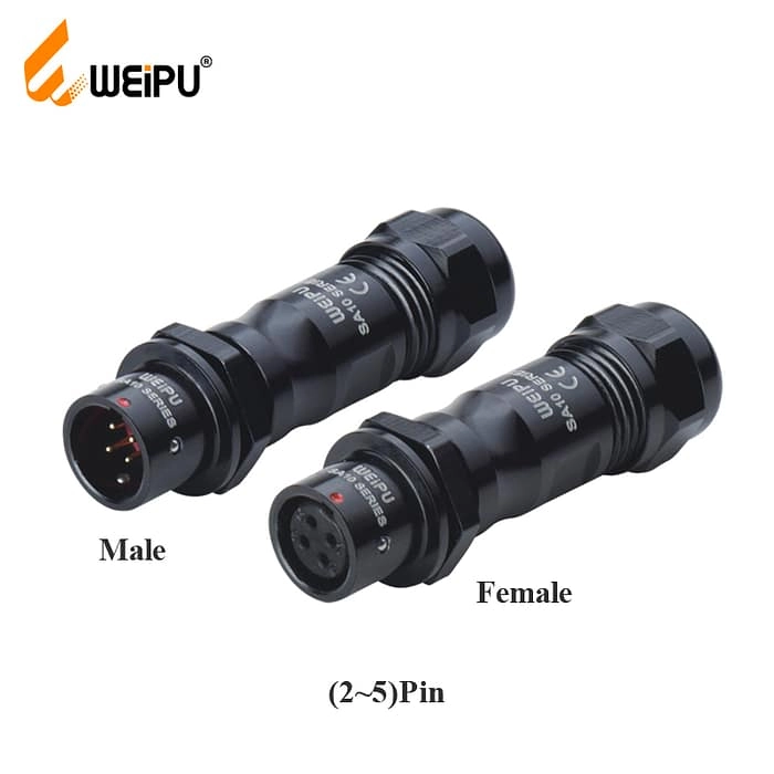 WEIPU SA1011P/S In-line Cable Connector 3 - WEIPU WEIPU SA1011P/S In-line Cable Connector 3 - WEIPU