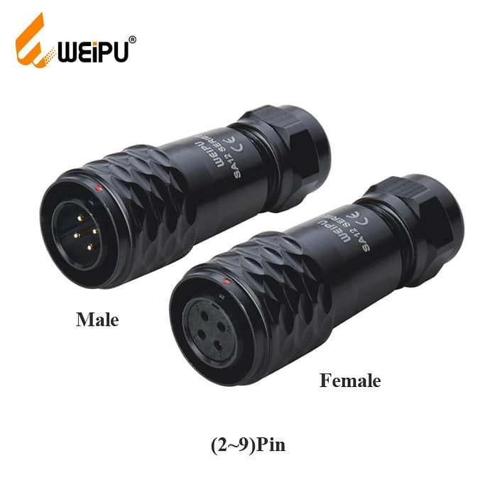 WEIPU SA1210P/S In-line Cable Connector 3 - WEIPU