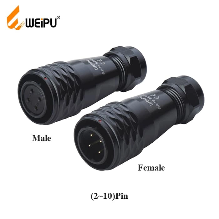 WEIPU SA1610P/S Cable connector IP67 3 - WEIPU