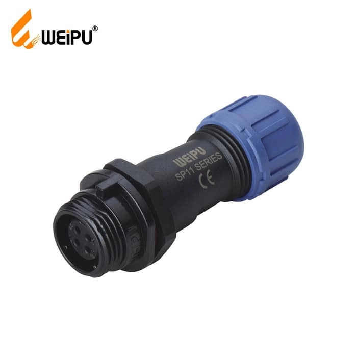 WEIPU SP1111P/S In-line Cable Connector IP68 2 - WEIPU