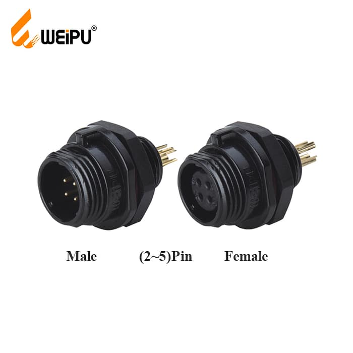WEIPU SP1112P/S IP68 Cable Conncetor 3