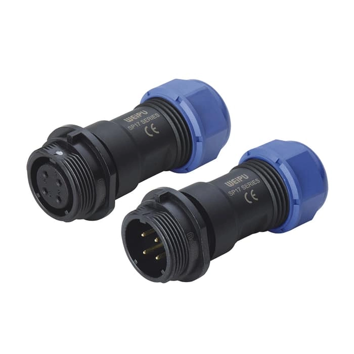 WEIPU SP1711P/S In-line cable connector IP68 3 - WEIPU