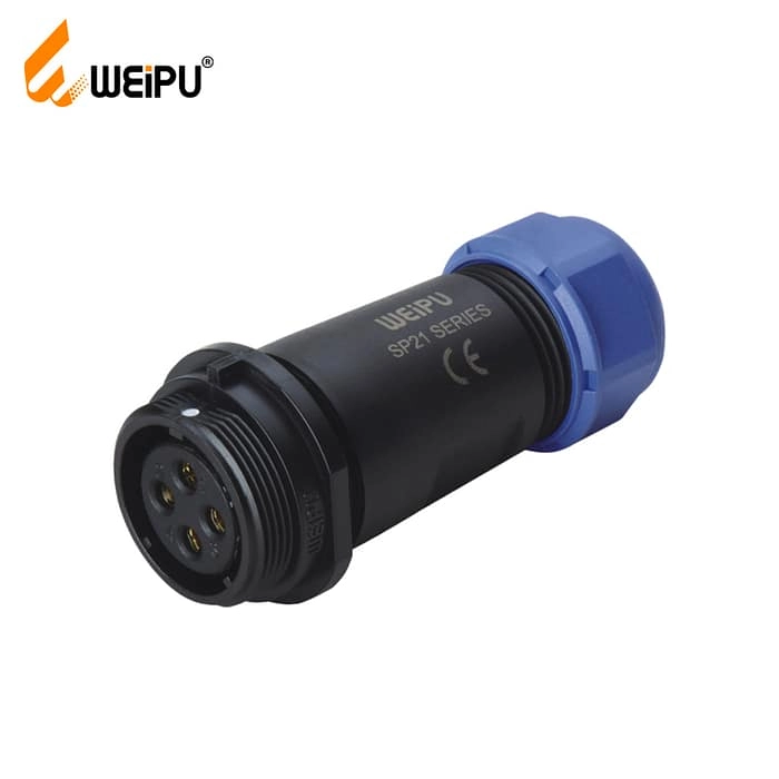 WEIPU SP2111P/S In-line Cable Connector IP68 2 - WEIPU