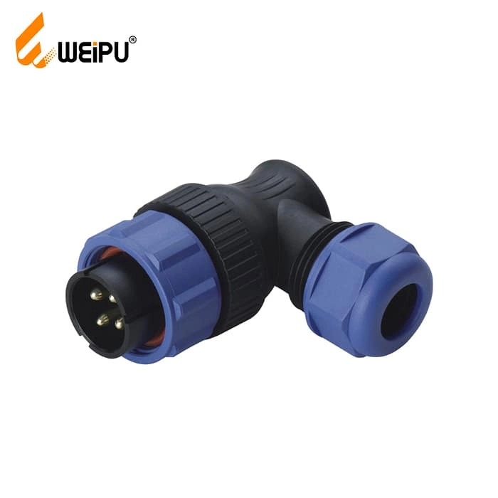 WEIPU SP2116P/S Angled cable connector IP68 1 - WEIPU