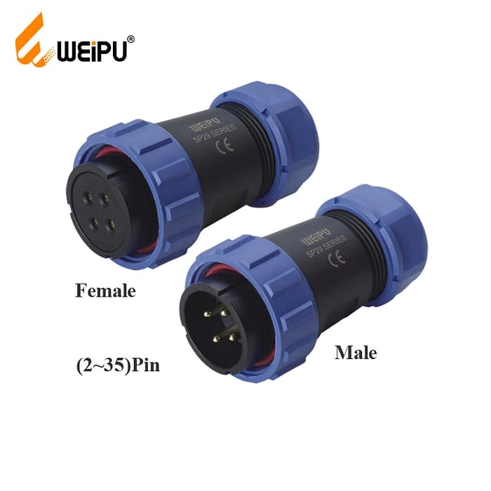 WEIPU SP2910P/S Cable connector IP68 3 - WEIPU WEIPU SP2910P/S Cable connector IP68 3 - WEIPU